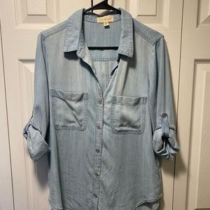 Cloth & Stone chambray button down